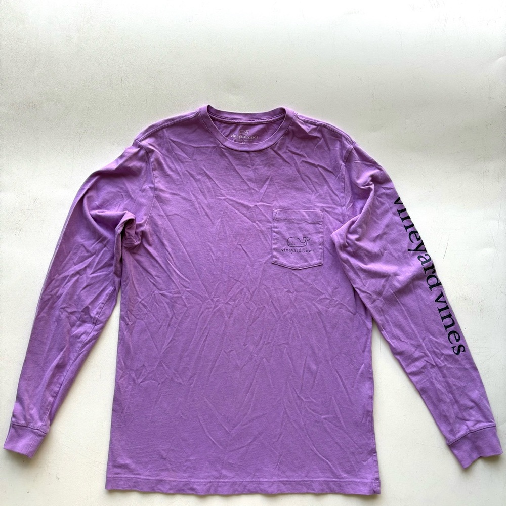 Men’s xsmall vineyard vines long sleeve tshirt purple cotton